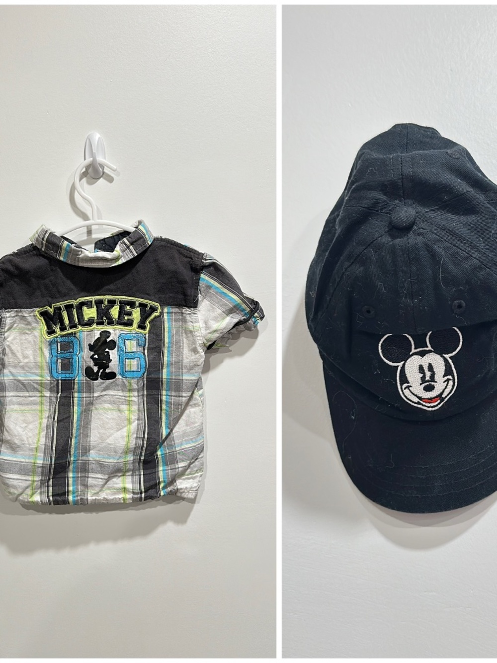 3 for $25 Disney Mickey Mouse Shirt & Hat for Toddler Boys 2T